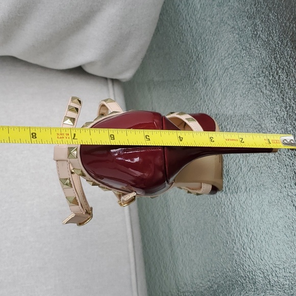 Patent Burgundy Heels - Picture 3 of 3